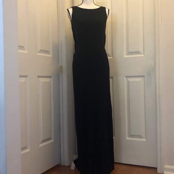 Andrea Polizzi Backless Black Evening Gown - Picture 9 of 12